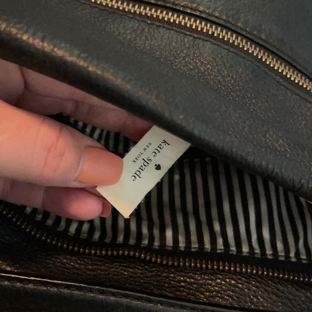 Kate Spade black leather bag - Picture 7 of 8